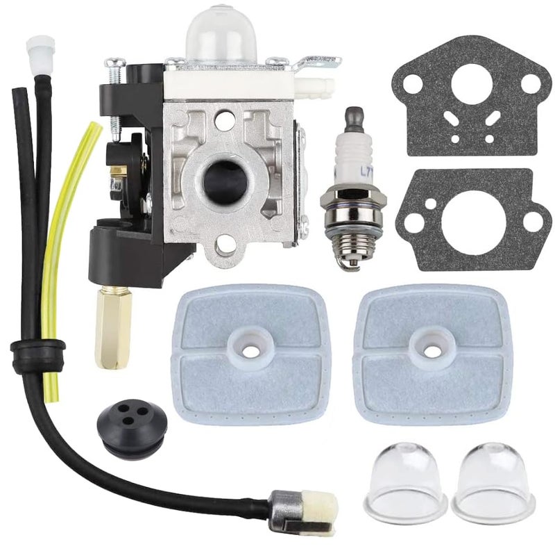 Ferilter SRM 210 Carburetor for Echo HC150 HC151 SRM 230 SRM210 SRM211 GT200 GT200R GT230 PE200 PE201 PPF210 PPF211 PPT230 HC180 Edger Trimmer Brushcutter RB-K75 Carburetor Parts with Air Filter - Image 1
